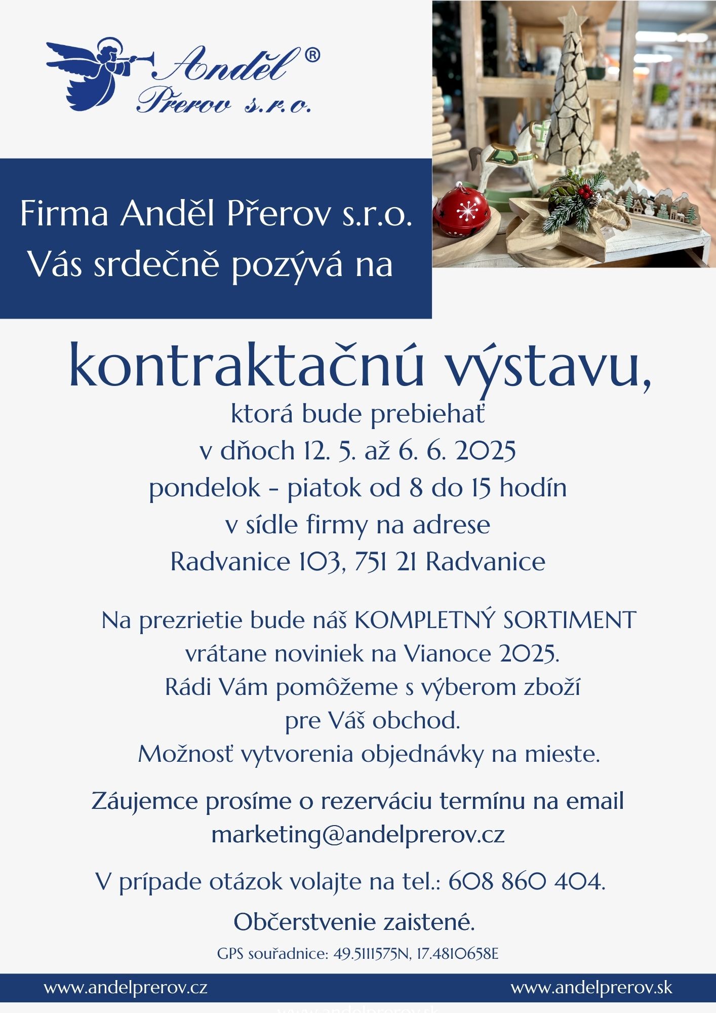 Kontraktačná výstava pre našich obchodných partnerov