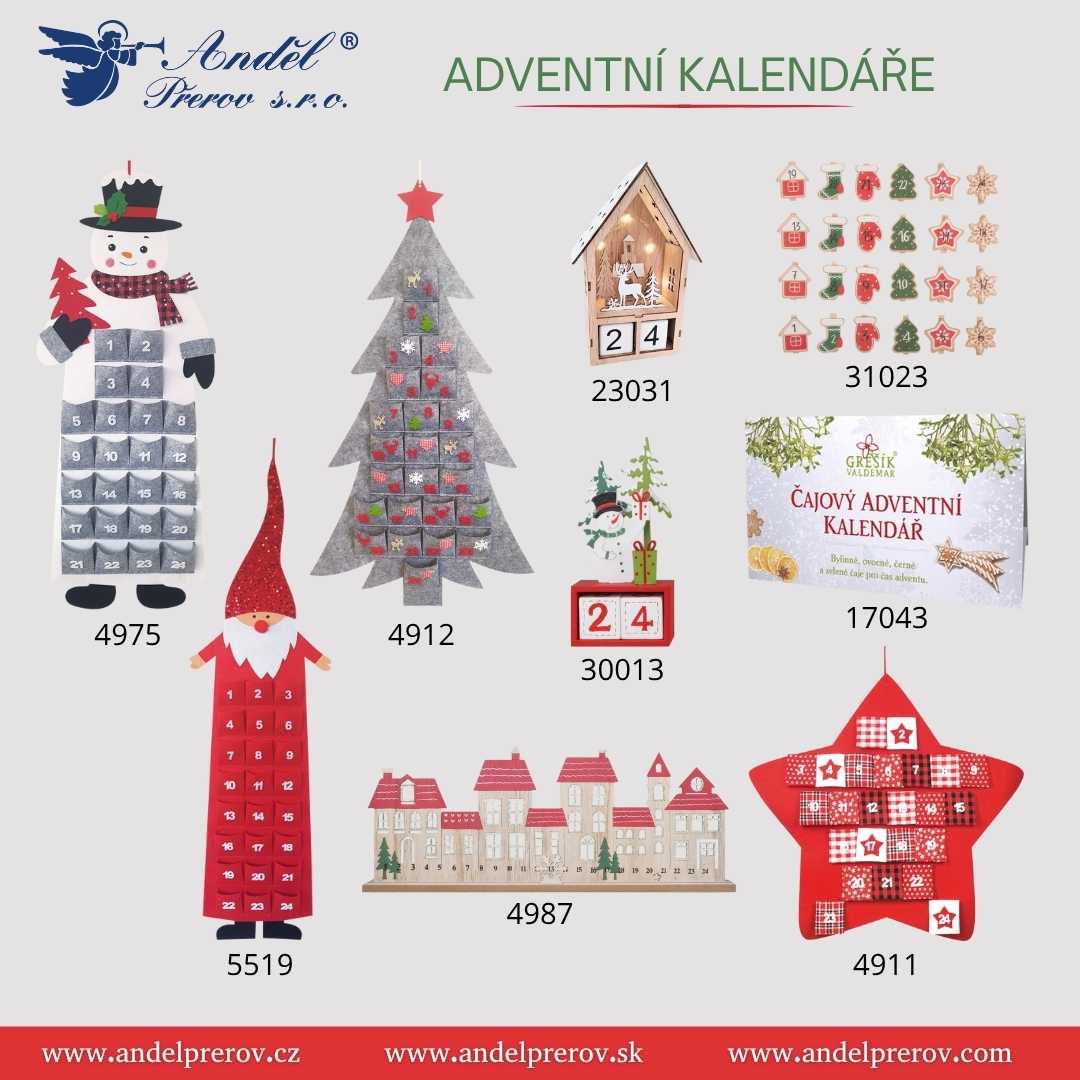 Adventné kalendáre – každodenná radosť na ceste k Vianociam