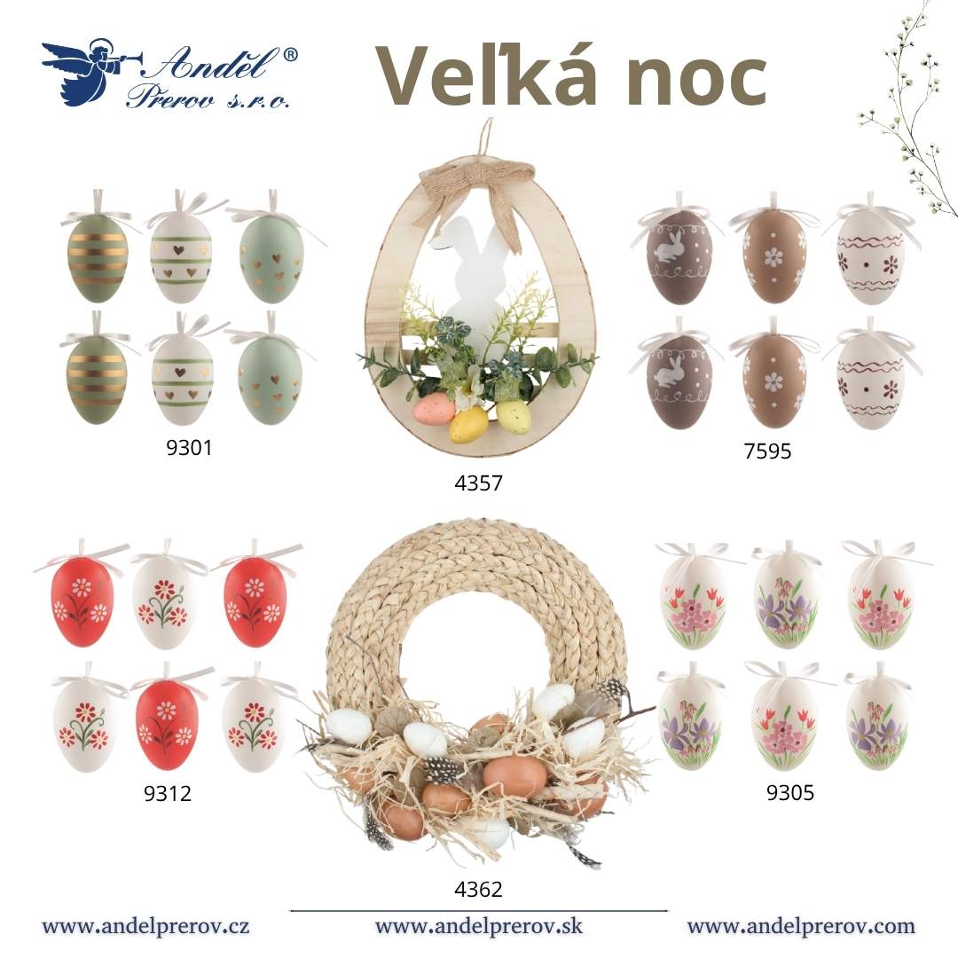 Veľká noc - ozdobte svoj domov veselými dekoráciami