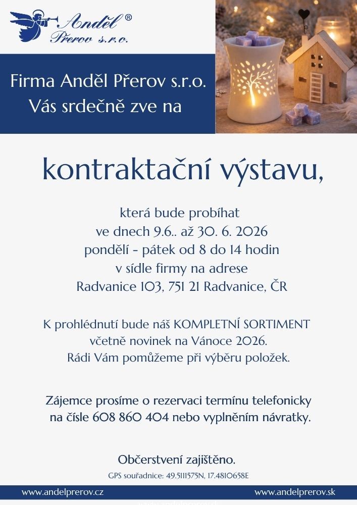 Pozvánka na kontraktačnú výstavu