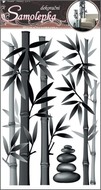 10015 Samolepky na zeď bambus šedý 60x32cm-1