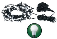 11023 Osvětlení vánoční bílé kulíčky 8m-80 LED+5m přívodní kabel-2