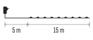11212 Osvětlení nano zelené 15 m - 150 LED teplá bílá + 5m přívodní kabel + časovač-3