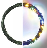 11221 Osvětlení nano zelené 7,5 m - 75 LED multicolor + 5m přívodní kabel + časovač-1