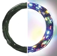 11222 Osvětlení nano zelené 15 m - 150 LED multicolor + 5m přívodní kabel + časovač-1