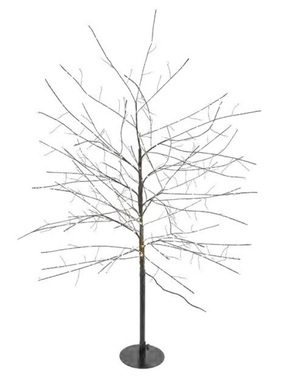 Stromček LED svietiaci, 600 LED, teplá biela, výška 120 cm