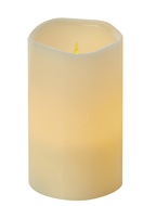 Sviečka LED jantárová 12,5 x 8 cm 