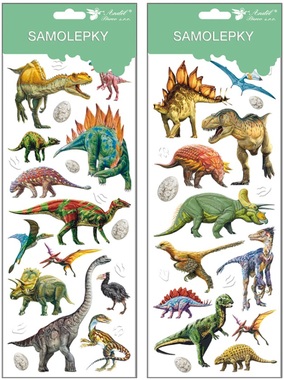 Samolepky dinosaury 30x12 cm