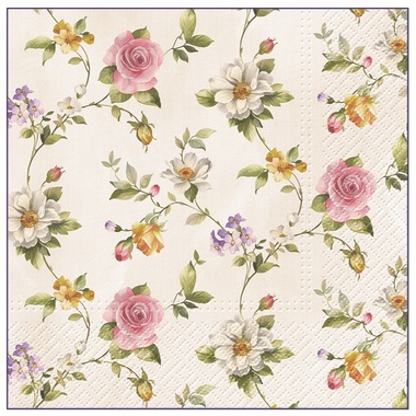 Papierové obrúsky celoročné, trojvrstvové 33 x 33 cm, 20 ks