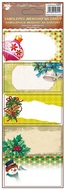 1477 Samolepic&iacute; jmenovky na d&aacute;rky 8,5 x 26 cm se zlatou ražbou, 5 ks-5