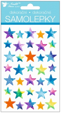 Samolepky hviezdy 15x10 cm