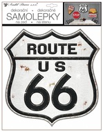15059 Samolepicí cedulka Route 66 18 x 23 cm-1
