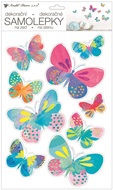 15116 Samolepky na zeď 42 x 25 cm, barevní motýlci-1