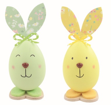 Veľkonočné veselé vajcia Zajac 5 x 11,5 x 5 cm na postavenie