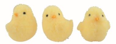 Kurča žlté 6,5 x 7 x 6 cm na klipe