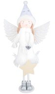 Anděl s hvězdou na postavení 41 cm