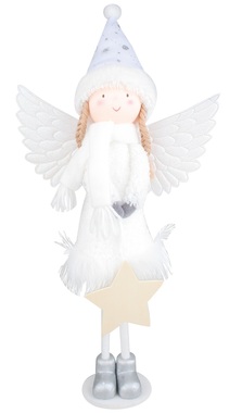 Anjel s hviezdou na postavenie 41 cm