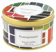 1878 Vonná svíčka Pomegranate, 65 g v plechové krabičce-2
