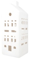 19573 Svícen domek porcelánový matný 21,5 cm-2