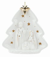 19654 Sv&iacute;t&iacute;c&iacute; porcel&aacute;nov&yacute; Betl&eacute;m s hvězdou 16 x 17 x 8 cm, tepl&aacute; b&iacute;l&aacute;, 1 LED, časovač-1