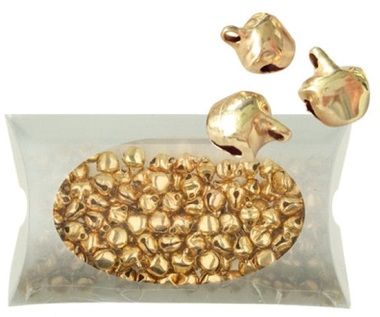 Rolničky miniaturné zlaté 7 mm, 48 g