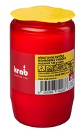 20008 Hřbitovn&iacute; sv&iacute;čka červen&aacute; olejov&aacute; 140 g, v&yacute;drž až 50 h-5