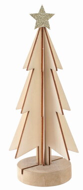 Strom drevený prírodný o 7,5 x 19 cm na postavenie