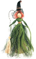 Čarodejnica so zelenou sukňou 40 cm
