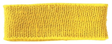 Stuha jutová žltá šírka 6 cm, 2 m 