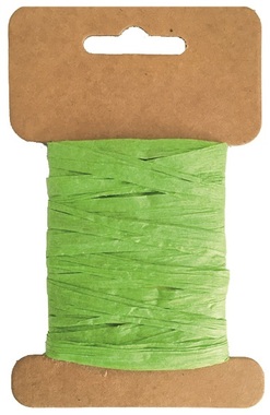 Lyko papierové zelená šírka 2 cm, 10 cm
