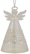 Stojací anjel sklenený 9 cm