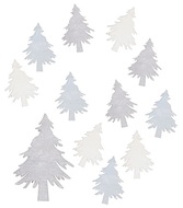 4086 Stromek dřevěný šedé 4 cm, 12 ks -1