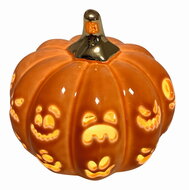 41017 Sv&iacute;t&iacute;c&iacute; porcel&aacute;nov&aacute; D&yacute;ně 9,5 x 9 x 9,5 cm, tepl&aacute; b&iacute;l&aacute;, 1 LED, časovač-2