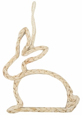 Dekorácia Zajac 15 x 18 x 1 cm na zavesenie