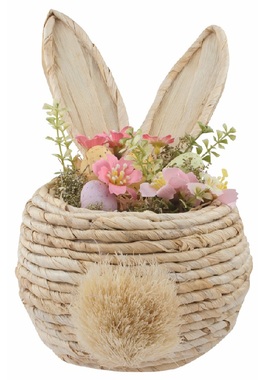Veľkonočné dekorácie s ušami 15 x 22 x 15 cm na postavenie
