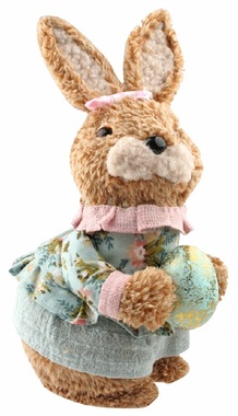 Dekoračné Veľkonočné Zajačice 14 x 26 x 11 cm na postavenie