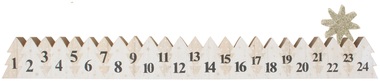 Kalendár adventný drevený 40 cm 
