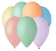 Balóniky makronky, 26 cm, 100 kusov v balení, mix farieb