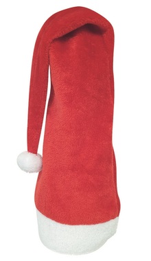 Santovská čiapka s dĺžkou 90 cm, obvod 60 cm, červená