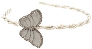 Čelenka s motýľom a perličkami 