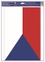 Okenná fólia – Česká vlajka (1 ks)