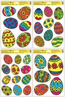 6897 Okenní fólie barevná velikonoční vajíčka 20 x 30 cm-1