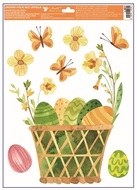 Okenná fólia – Košík s vajcami