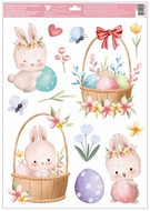 Okenná fólia – Dva košíky veľkonočné