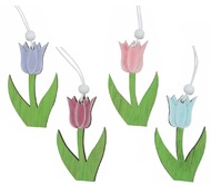 7128 Květina dřevěn&aacute; 3,5 x 6 x 0,5 cm na zavě&scaron;en&iacute;, 8 ks v krabičce-1