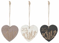7141 Srdce dřevěn&eacute; 6 x 6,5 x 0,5 cm na zavě&scaron;en&iacute;, 6 ks v krabičce-1