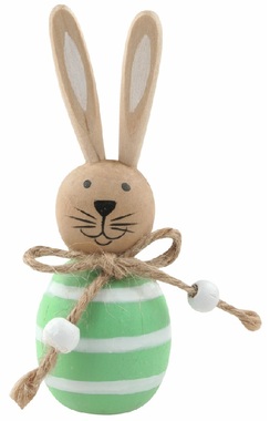 Zajac drevený 3,5 x 10 x 3,5 cm na postavenie