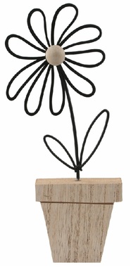 Kvetina z kovu 8,5 x 18 x 2 cm na postavenie