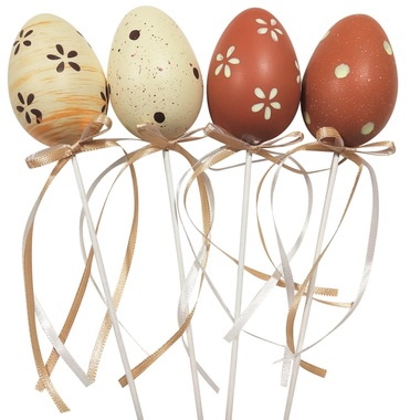 Vajíčko plastové zápich 6 cm + špajľa 