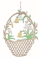 7387 Vyřez&aacute;van&yacute; ko&scaron;&iacute;k se žlut&yacute;mi květy dřevěn&yacute; 11 x 15 x 0,5 cm na zavě&scaron;en&iacute;-1